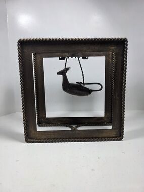 a vintage John-Richard Collection wall hanging sculpture box featuring a hanging